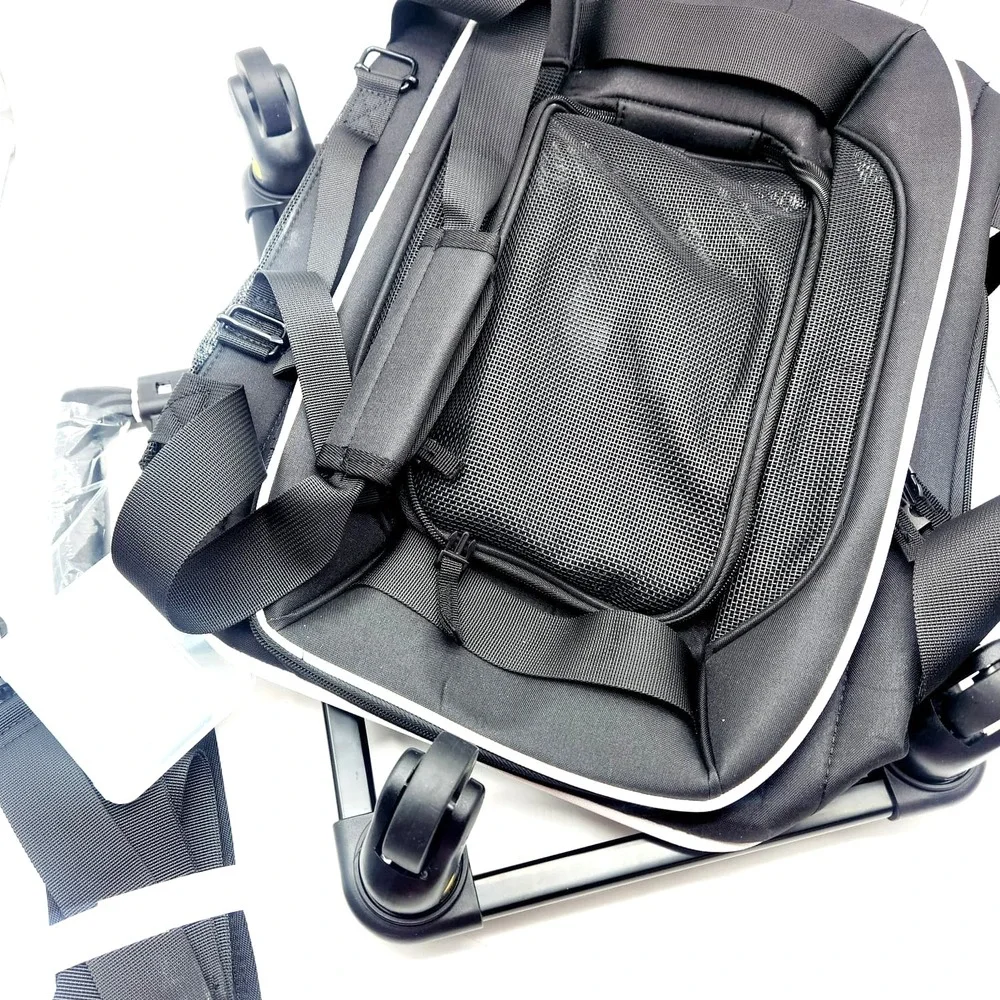 Petskd Rolling Pet Carrier – Expandable,‎ Airline Approved, Soft-Sided
